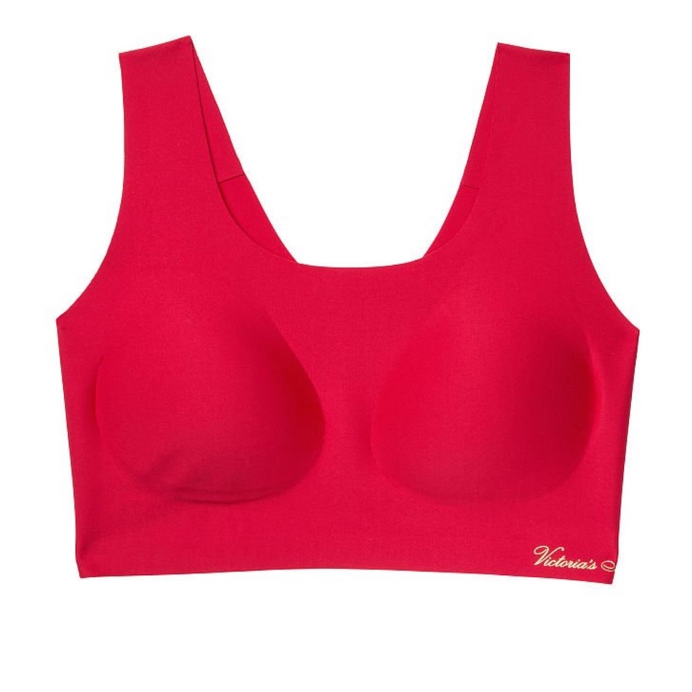 NWT VS Red No show material lounge bralette
